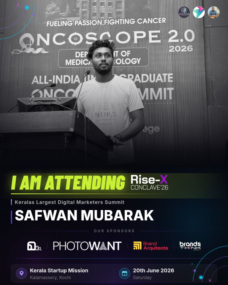 safwan mubarak Kerala’s Biggest Marketers Event: Why Rise-X Conclave 2026 is a Game-Changer for Digital Growth